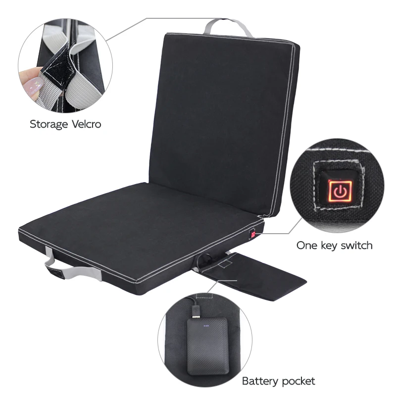 New China Office Safety Waterproof Heated Chair Seat Cushion Waterproof Office Chair Lumbar Pillows & Seat Cushions Heat Cushion