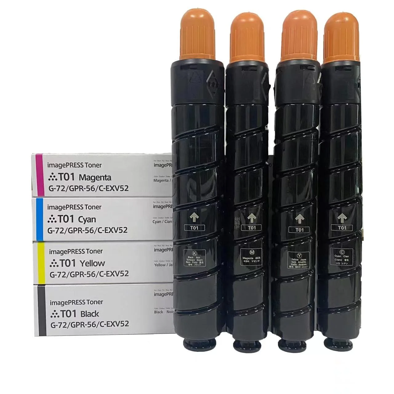 Совместимый цветной тонер-картридж T01 для копировального аппарата Canon imagePRESS C600 C650 C700 C750 C800 C710 C910