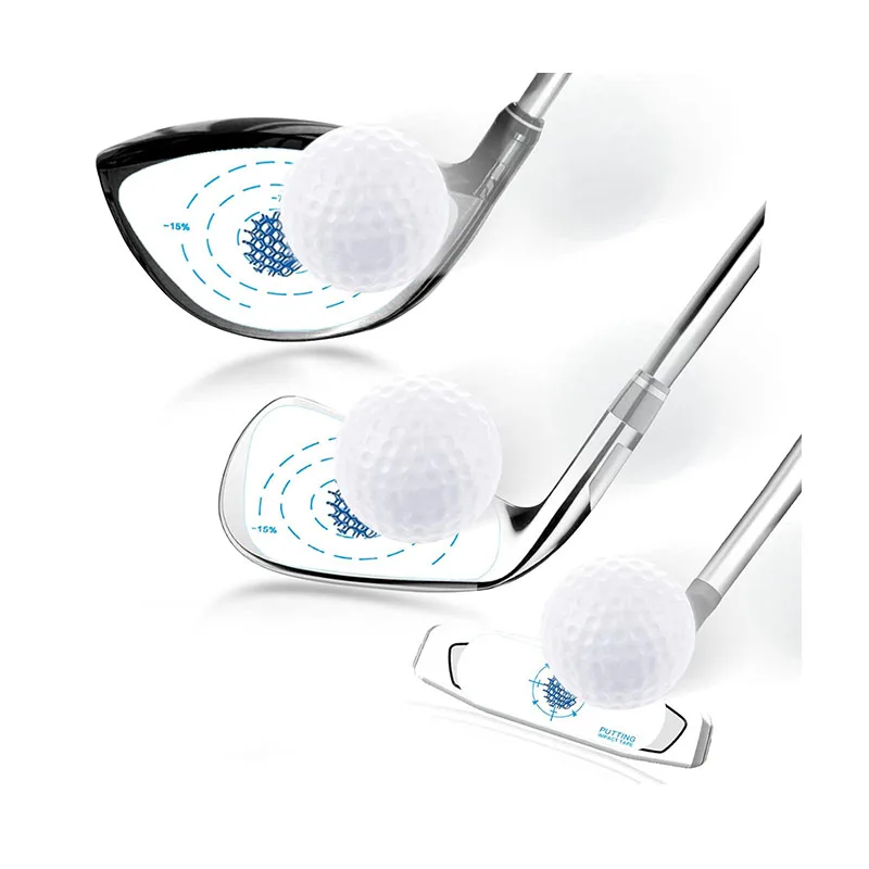 Golf Club Impact Tape Labels Stickers for Driver Woods Irons Putters Ball Hitting Recorder Training Aids for Swing Practice