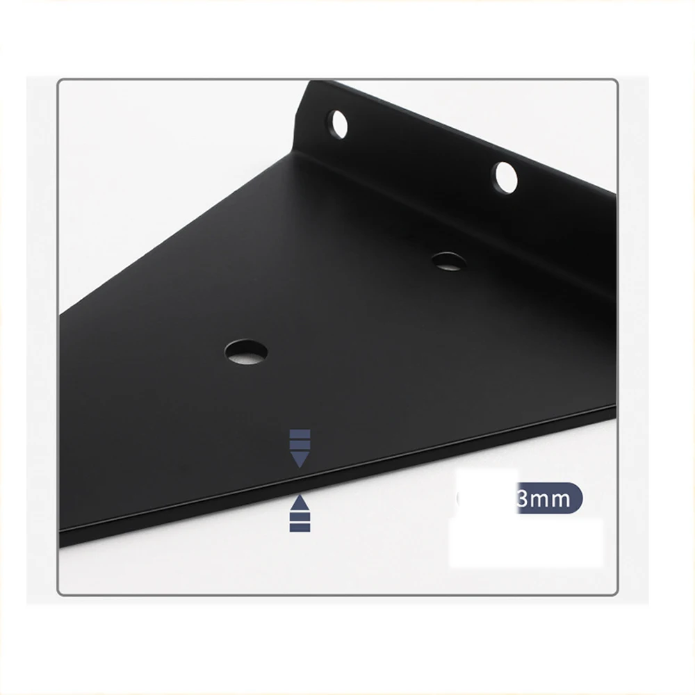 ZFYL MB-09  heavy duty furniture support bracket metal L shape metal connecting brackets flat steel angle bracket for pallet