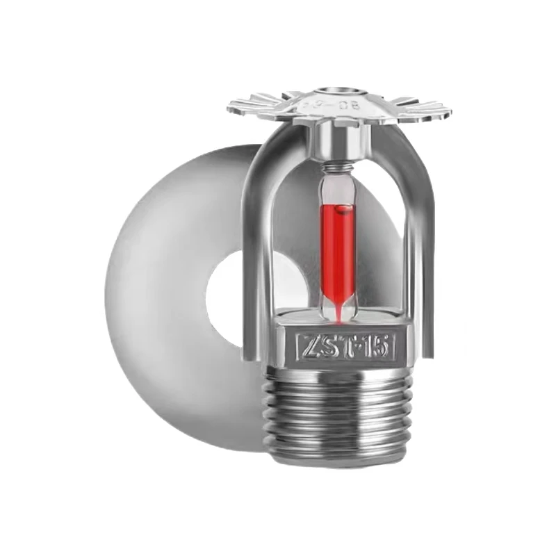 Dn20 All-Copper 6-Point Fire Sprinkler Nozzle Lower Spray K=115 Genuine Firefighting Equipment Accessory Includes Hose Sagging
