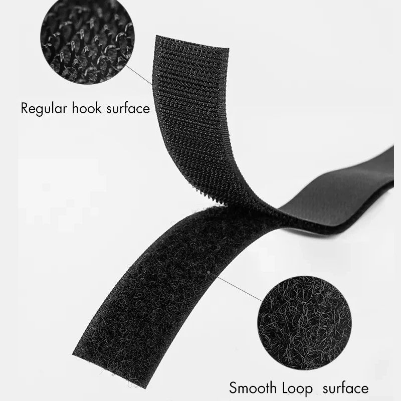 Sew on Tape one side Hook and Loop Shape Tape price soft nylon colorful fire retardant  tape Hook and Loop Fastener