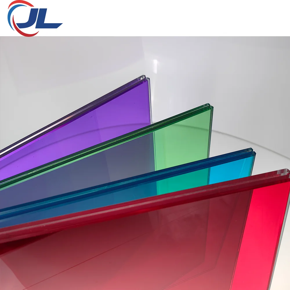 6mm 12mm 15mm thick toughened glass custom sizes laminated glass opaque white tempered glass with film price