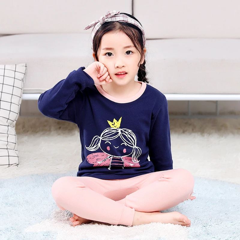 Kids Boys & Girls Thermal Underwear Set,Base Layers Tight Long Johns Tops & Pants Set