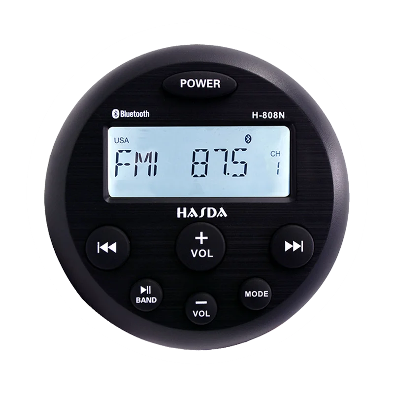  Полностью черный датчик стиль высокое качество стерео морской MP3 PlayerH-808N синий зуб для яхты ATV UTV