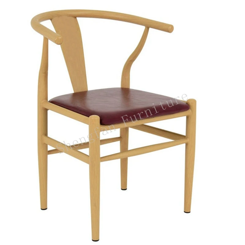 Hans Wegner Danish Hotsale Nordic Wholesale Factory Solid Wood Outdoor Wedding Raw Wood Color Ash Oak Wooden Dinning Arm Chairs