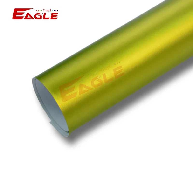 Free Shipping Eagle Bubble Free 1.52M*18M 14 Colors Matte Metallic Chrome Car Vinyl Wrap