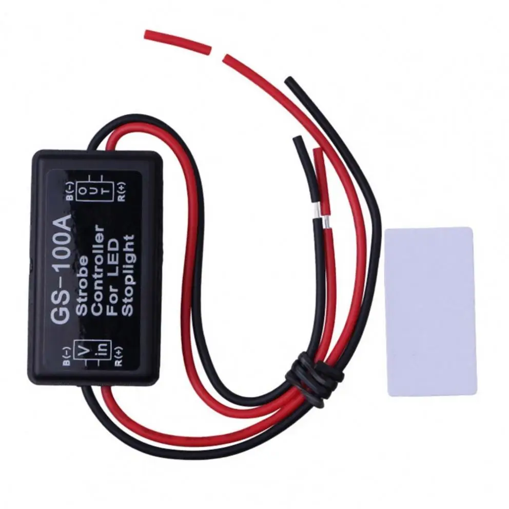 12-24V Universal Car LED Brake Stop Light Lamp Flash Strobe Controller Flasher Module for Car Vehicles Signal Light