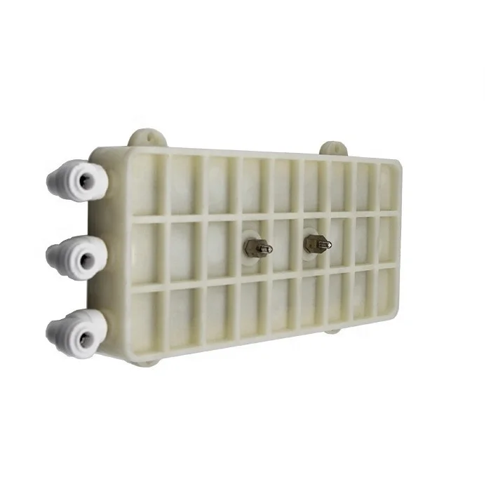 Ionized alkaline water electrolysis cell for water ionizer making alkaline acidic water