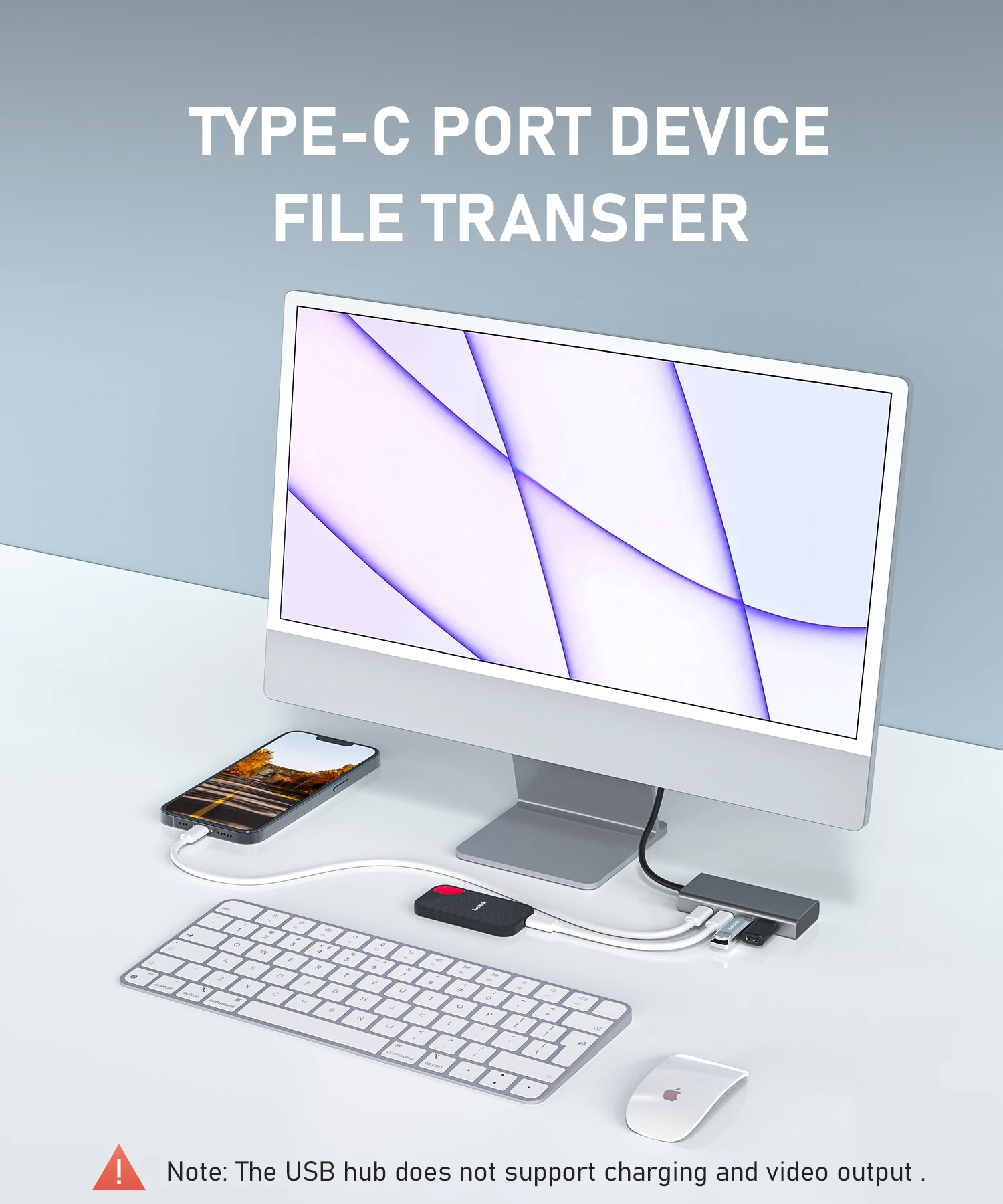 PULWTOP 4 in 1 Ports Desktop Hub Splitter High Speed PC 3.0 4Port Adapter 4-port Docking Station 2.0 3.2 Usb Hubs for macbook