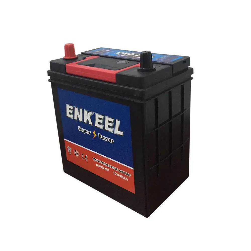 JIS Standard MF car automotive Battery 12V 36Ah 36B20R NS40 N36