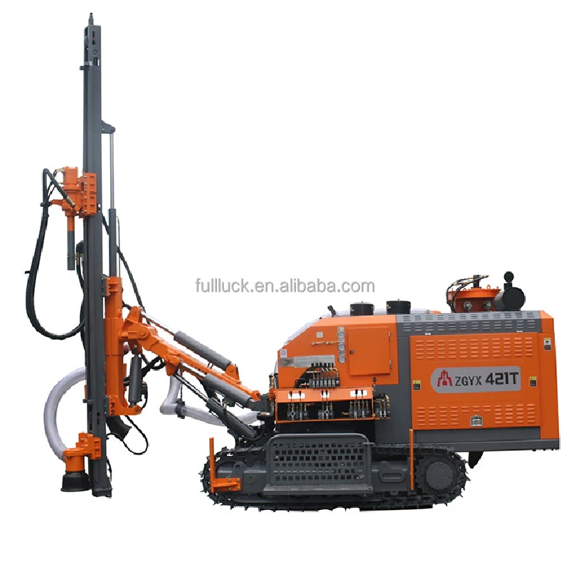 China suppier good quality integrated DTH surface drill rig ZGYX-421T for sale