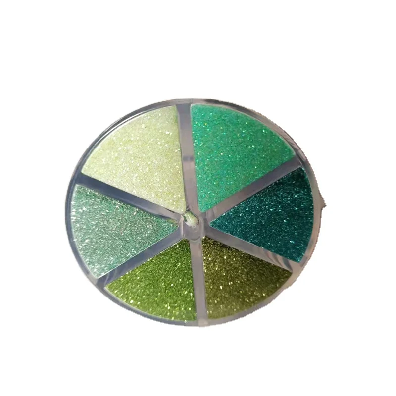 6 Colors Suit Bottle Packing Extra Fine Glitter Powder for Craft Epoxy Resin Tumbler Nail Decorations