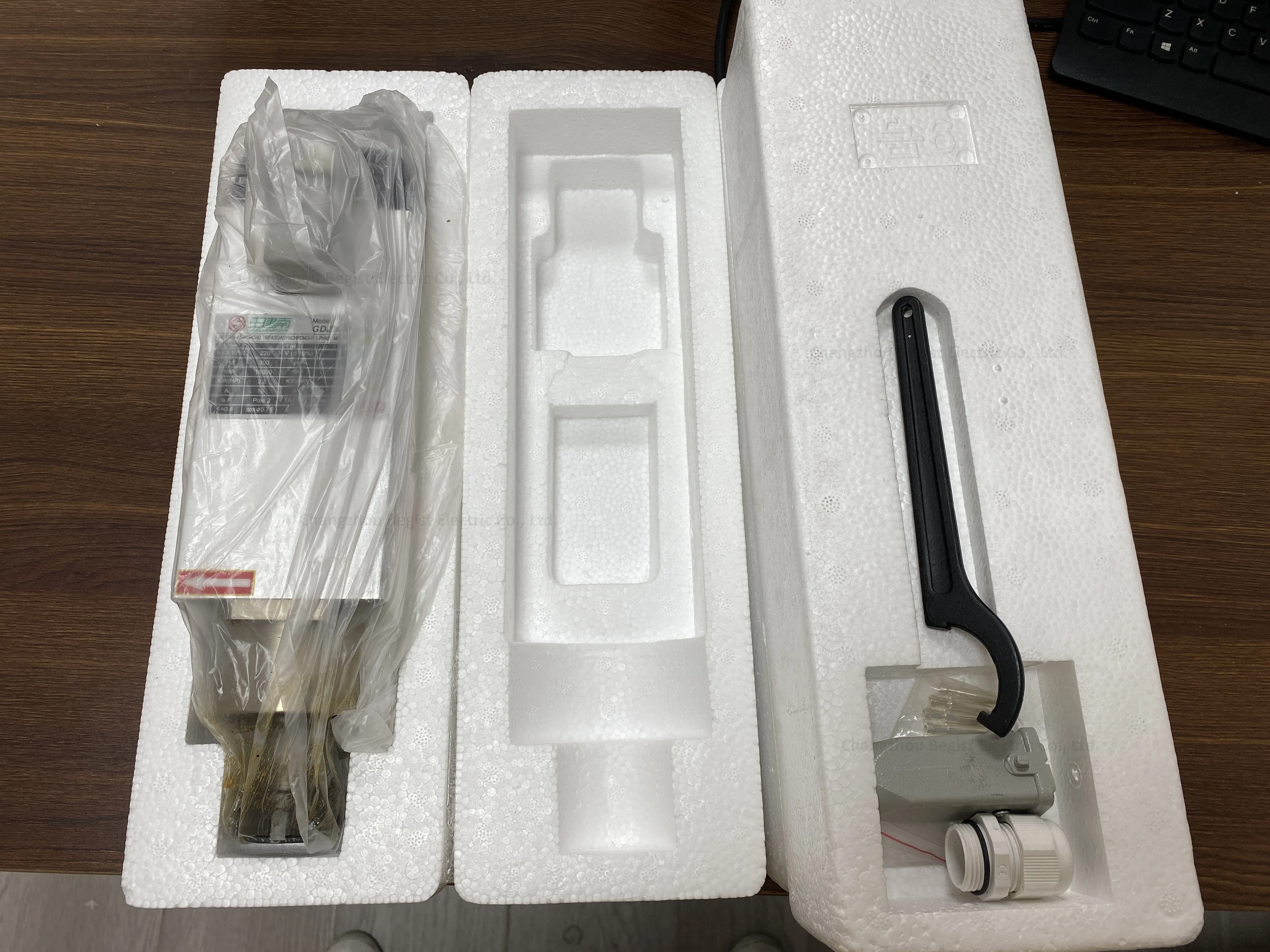 ER25 2.2kw CS high speed spindle motor  GDZ93*82-2.2 air cooling spindle motor kit spindle motor cnc