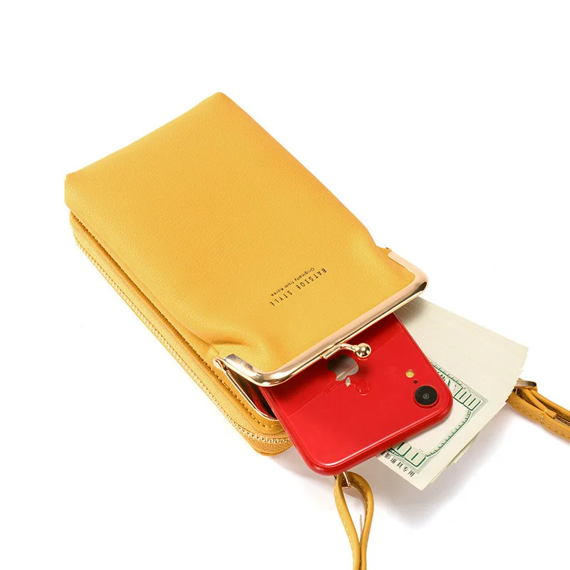 2021 new women messenger mobile phone bag fashion multi-function adjustable shoulder bags ladies
