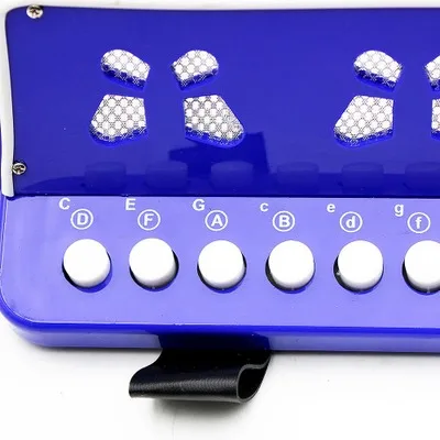 Hot sale colorful 2 bass 7 keys mini children toy piano accordion for beginners