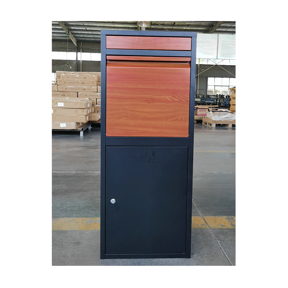 wall mounted  package delivery newspaper  express post drop box iron letter box mailbox outdoor metal parcel box