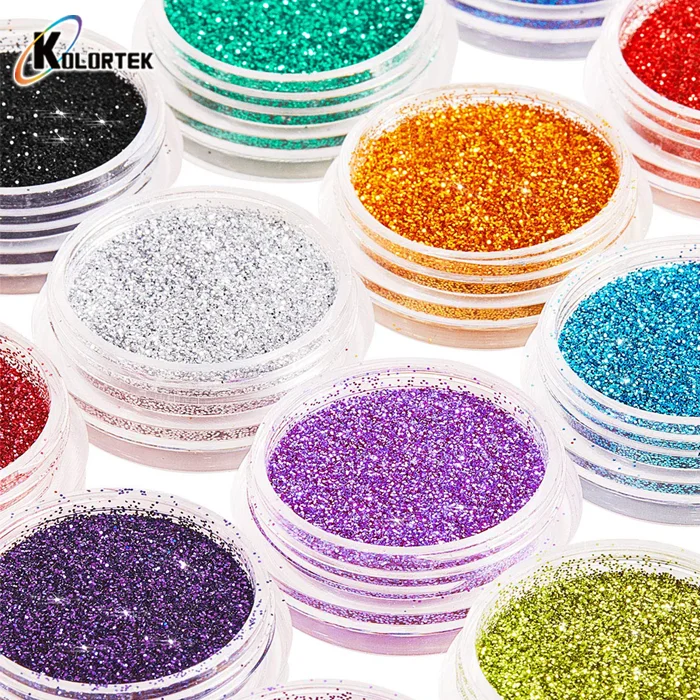 Wholesale bulk spray glitter powder arts and crafts polyester PET glitter light flash glitter