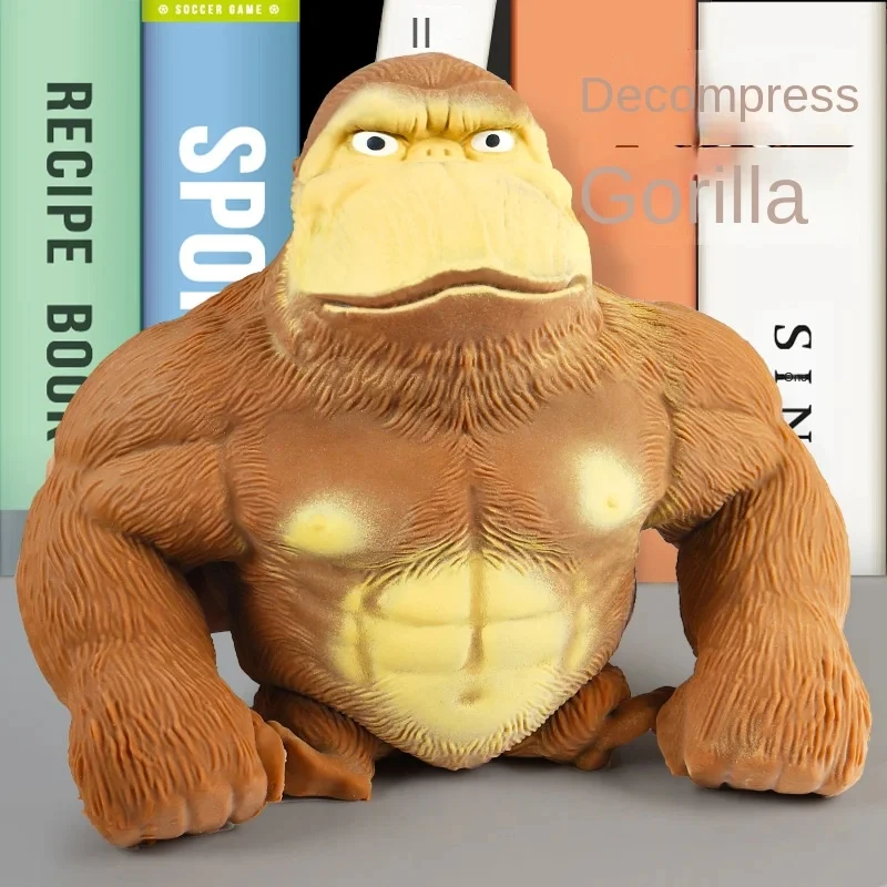 Squeeze Gorilla Toy Funny Monkey Toys Decompression Toys Rubber Stretch And Squeeze Gorilla Gift