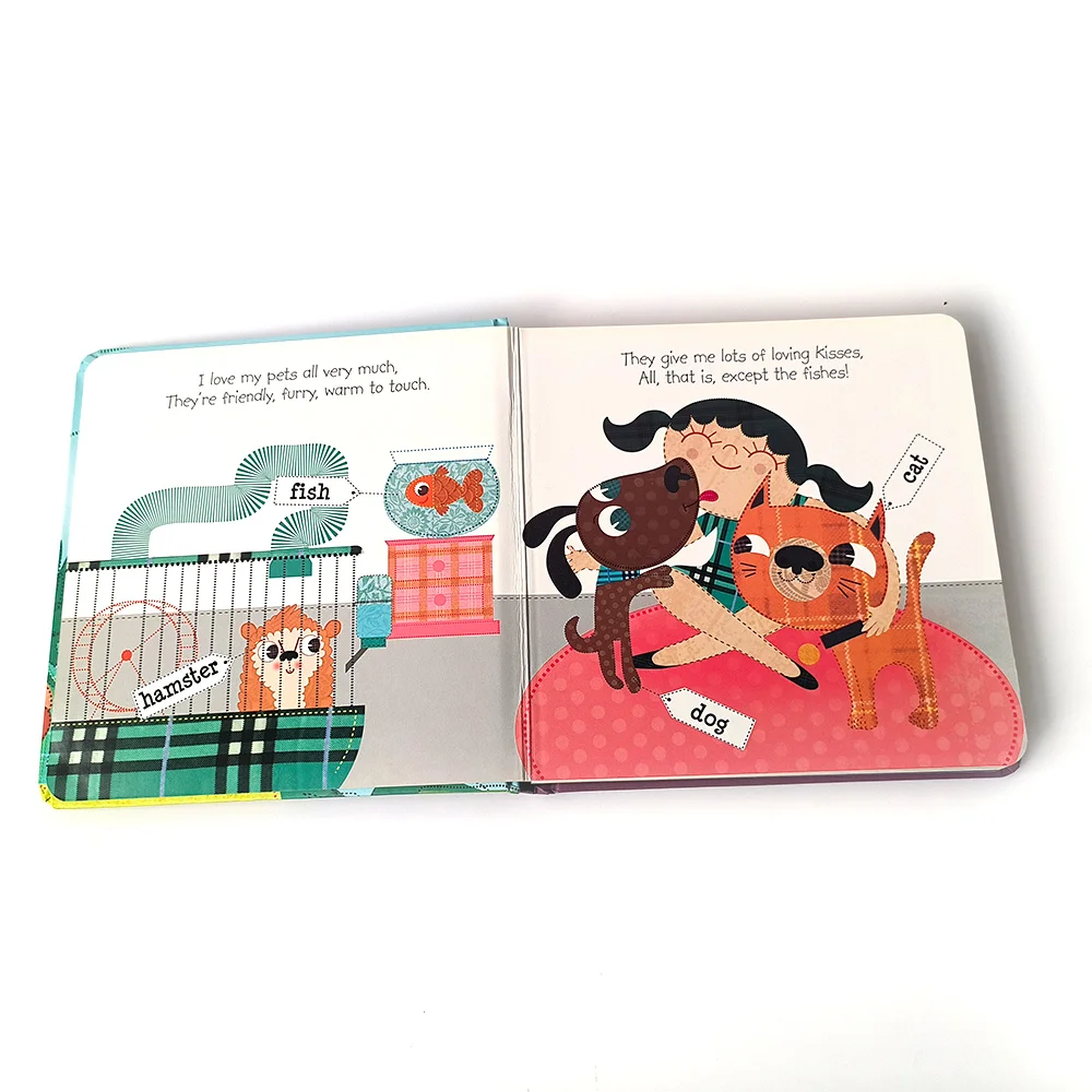 Children book printing soft cover Baby bedtime story Animals board books kids kindergarten Education books