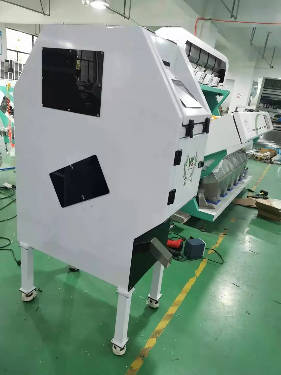 Mini rice colour sorter machine ccd rice color selector sorting for white parboiled rice with factory price