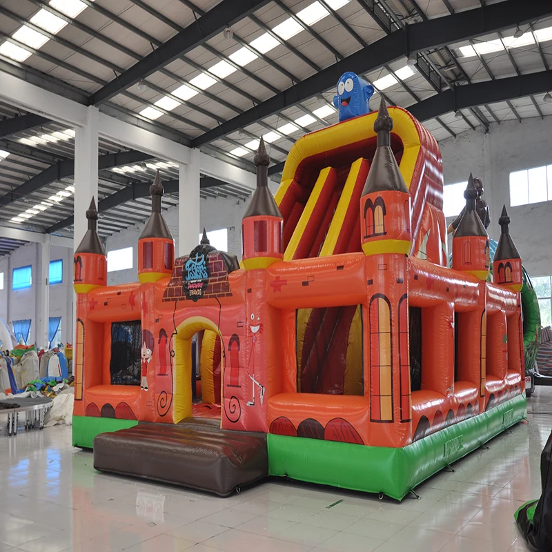 Парк развлечений надувной город Детский мультфильм прыжки замок надувной батут