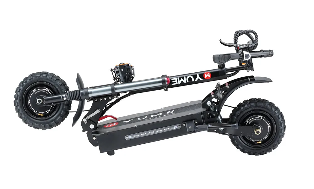 YUME Y11 best selling 60v  dual motor 11 inch off road escooter folding adult electric motor scooter with cheap price