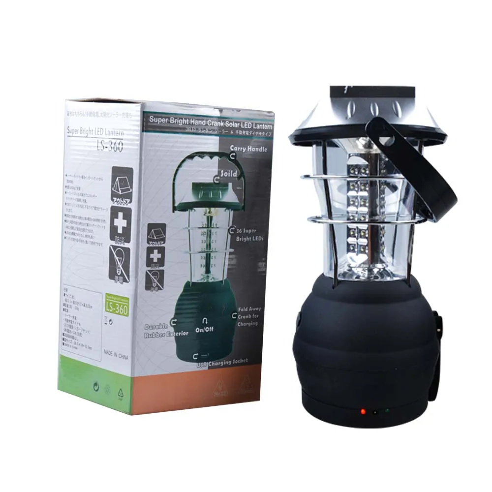 JUJINGYANG Solar charging portable camping lamp lantern