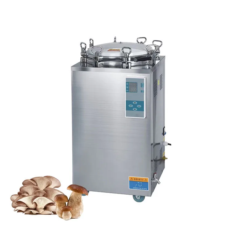 High pressure cooker food sterilization equipment of vertical retort autoclave