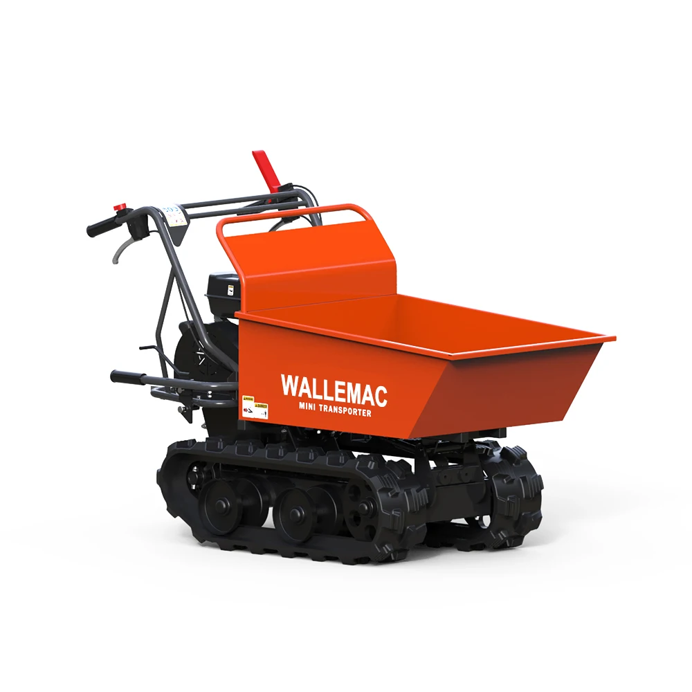 Mini wheel barrow  Engineering construction tracked dump truck Rubber Track Barrow mini track dumper transport