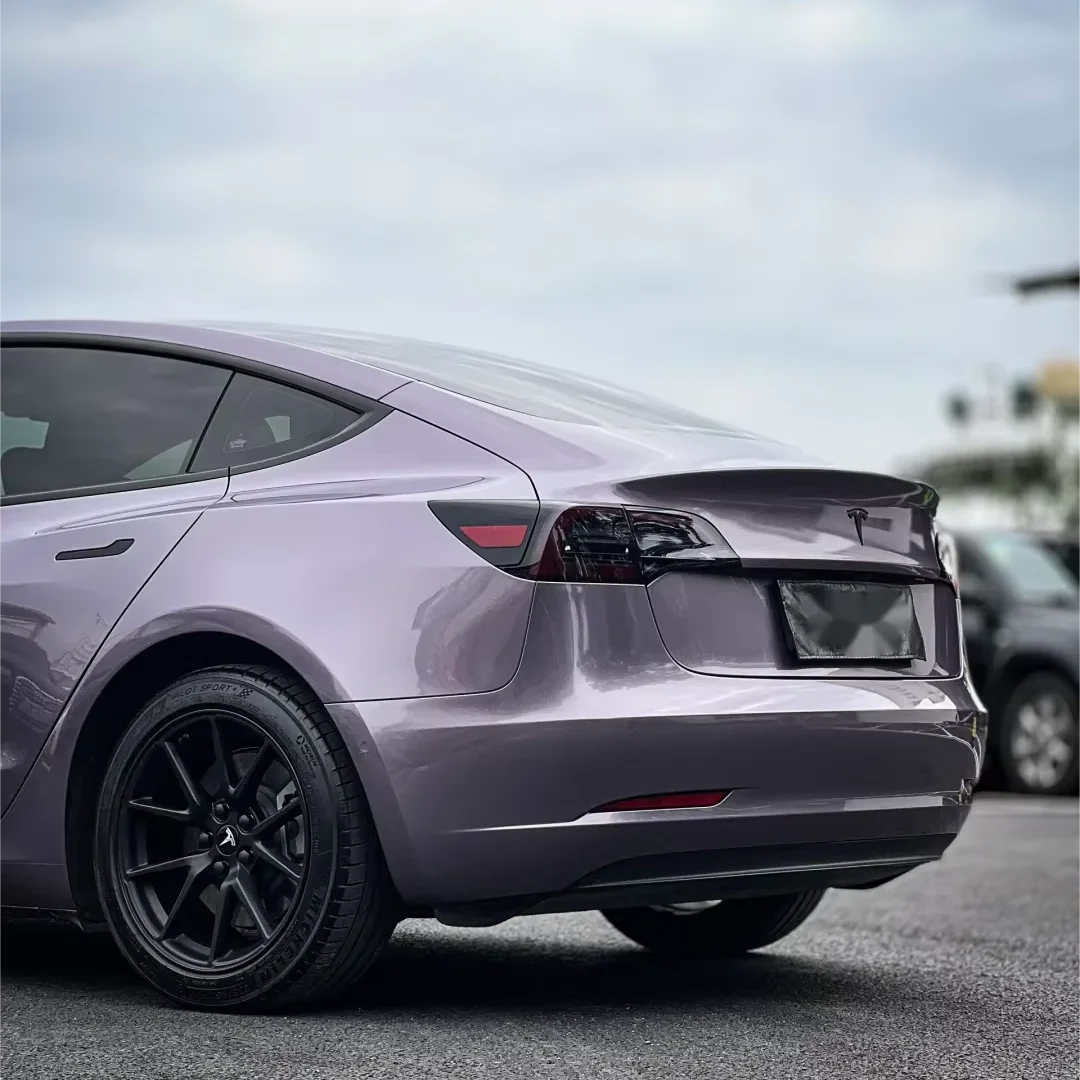 CARLISE 1.52 x 15m Thermal Repair TPU Crystal Combat Green Paint Protective Film Gloss color PPF