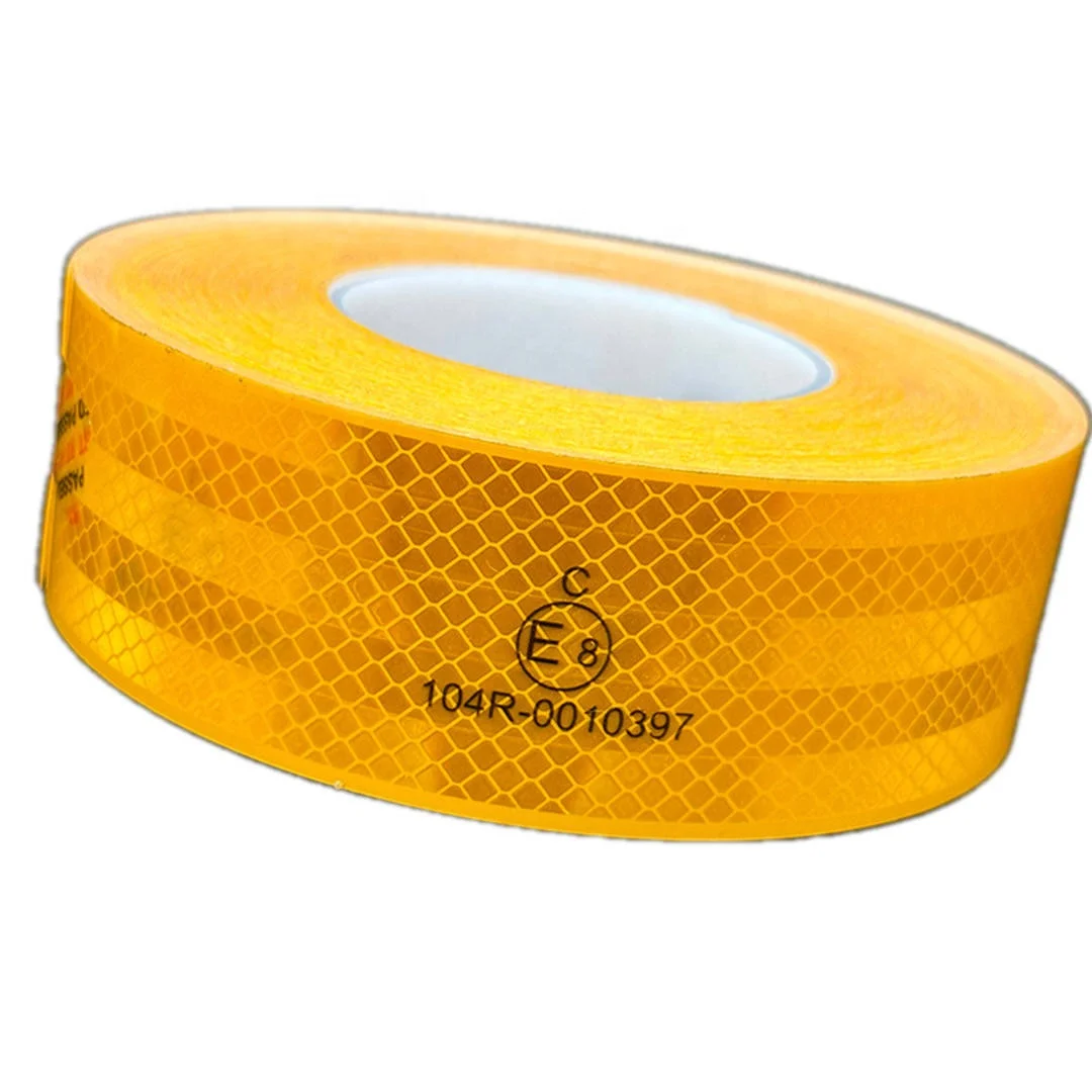 High Visibility ECE 104R Vehicle  Auto China Reflective Warning Tape Truck Sticker Reflective Adhesive Strips For Truck