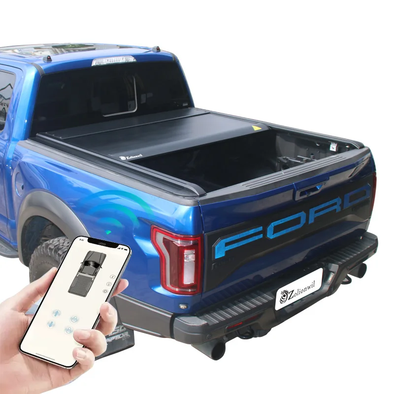 Customization Universal Electric Roller Shutter Tonneau Cover Truck Bed Cover For Ford F150