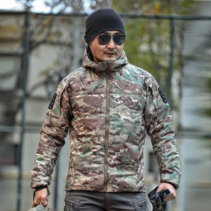 Winter Red Shark Skin Tactical Camouflage Bdu Softshell Fleece Jacket Waterproof Rain Black Bomber Jacket For Men