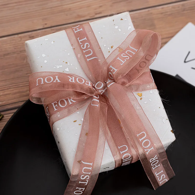 snow gauze ribbon flower packaging cake ribbon bouquet decoration ribbon floral