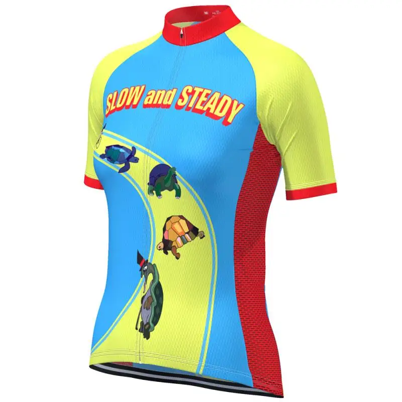 
HIRBGOD TYZ092-03 Popular Tortoise Cycle Jersey Women Short Sleeve Bike Jersey Comfortable Cycling Jersey Plus Size Cycling Wear 