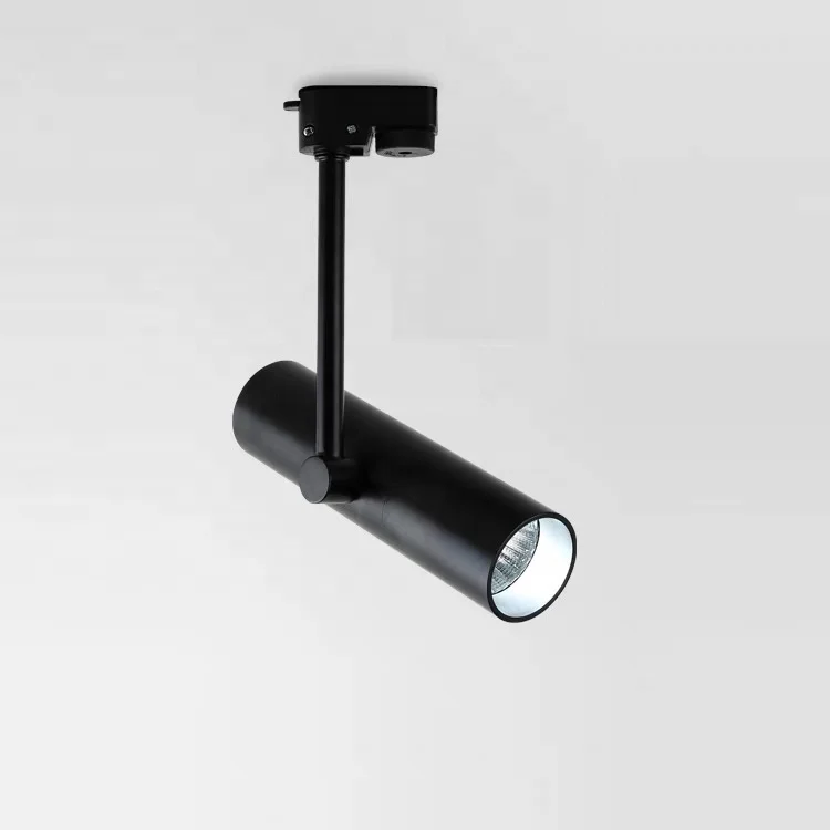 LED magnetic rotating track light 8w 16w 90 beam angle 360 degree rotating cylindrical adjustable light