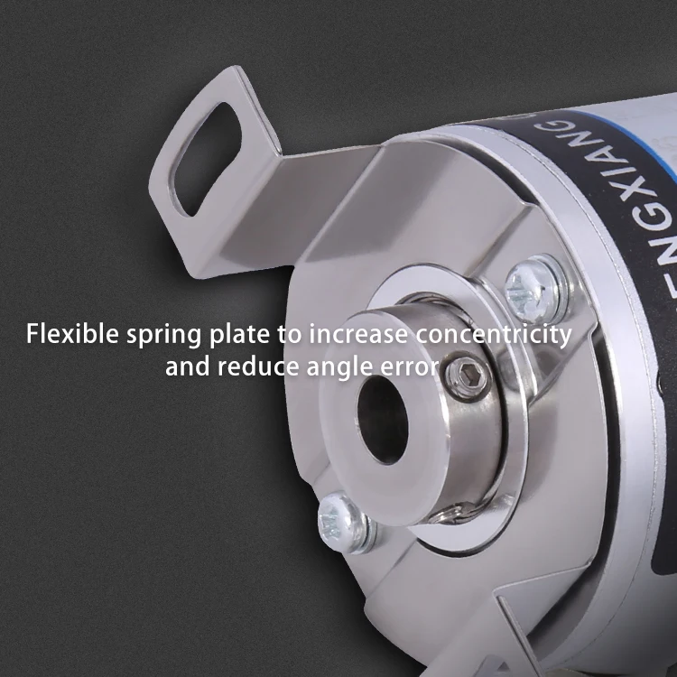 hengxiang K38 straight hole encoder 8mm Optical Rotary Encoder Price Hollow Shaft Elevator 4096 pulse 4096ppr