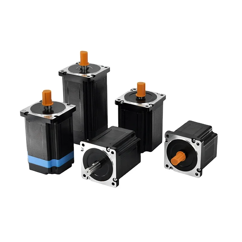 PrimoPal high torque hollow shaft  waterproof geared 86mm closed loop  linear NEMA 34 stepper motor with brake