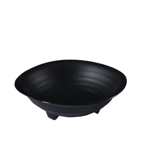 Unbreakable tableware footed large deep base plates for weddings