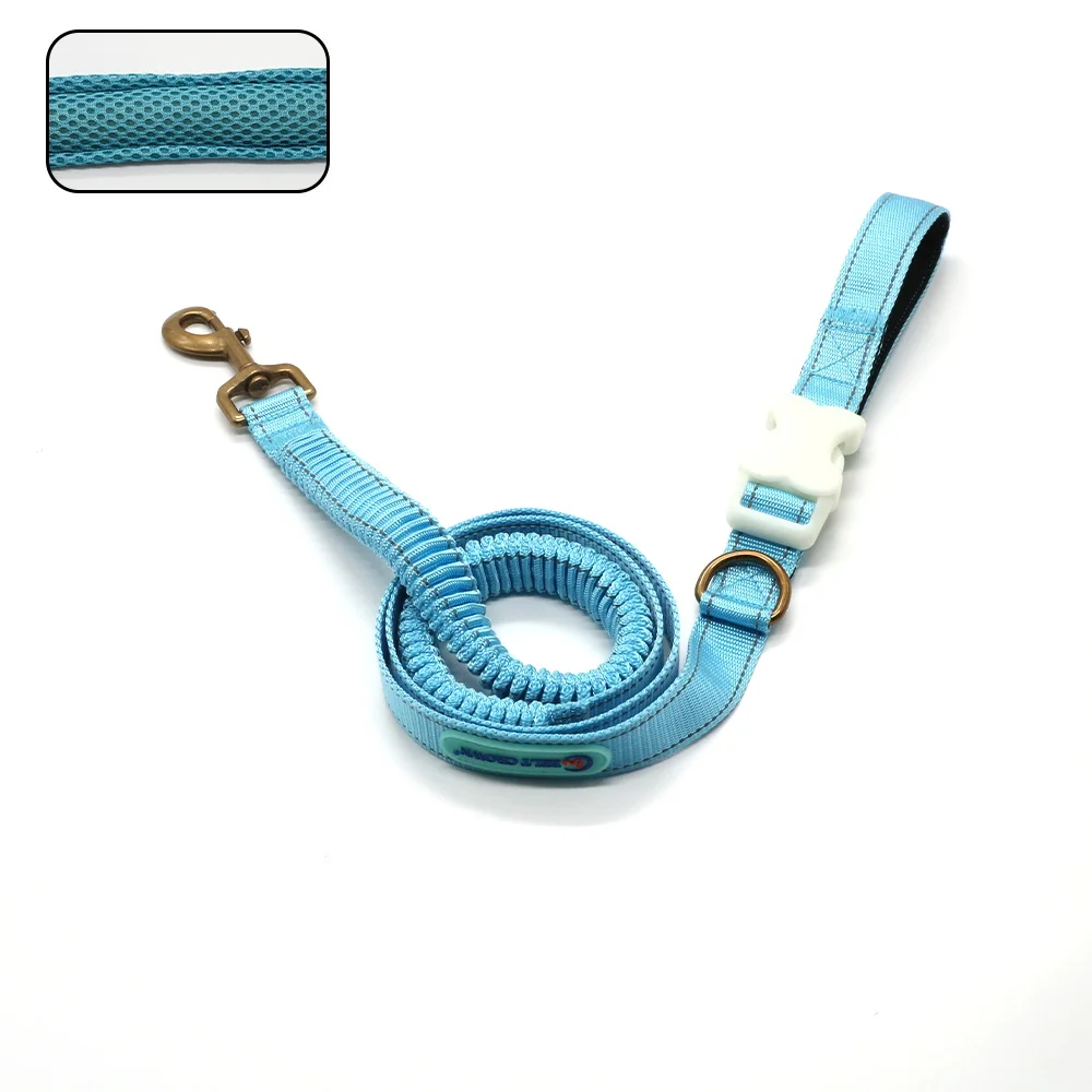 Belt Crown RTS Pet Products Luminous Buckle and Rubber Logo  Pet Leash Dog Leash Cat Leash