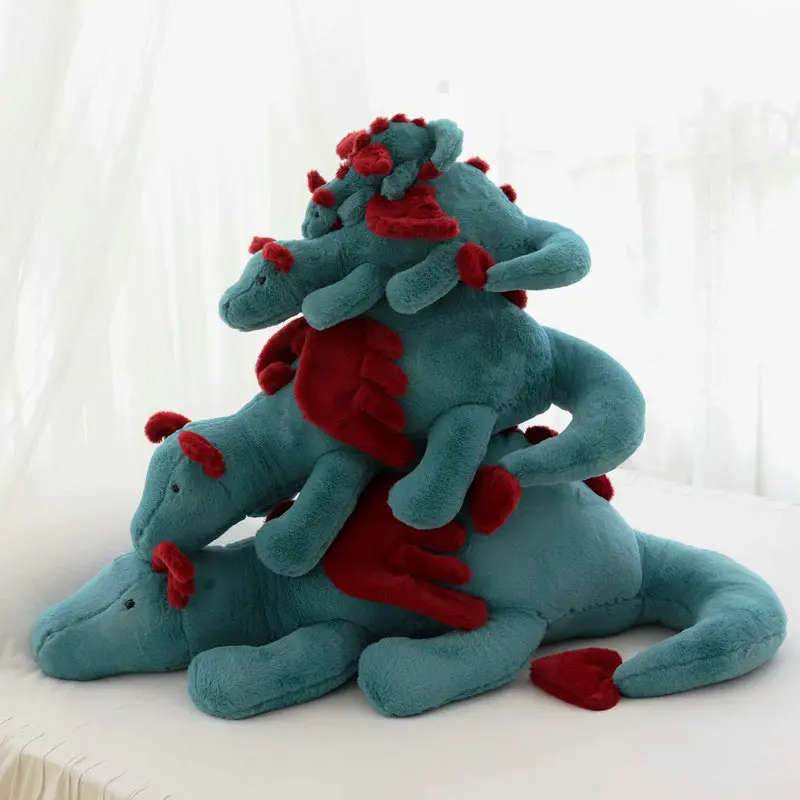 Swag Green Evil Dragon Plush Toys Stuffed Pterodactyl Dinos Flying Wings White Dragons PLushies Dolls