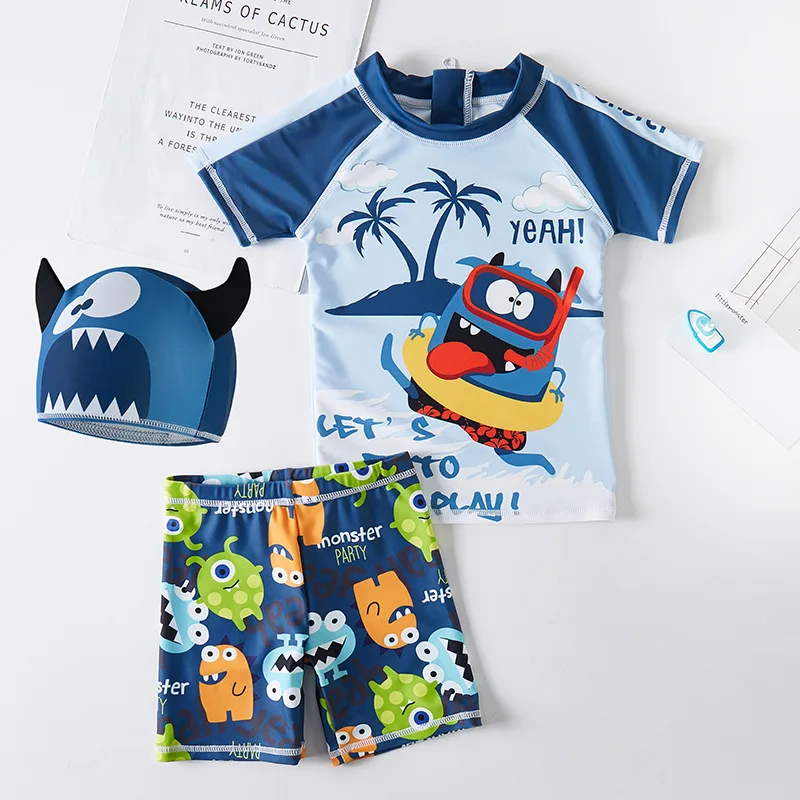 2022 new design child fashion swimwear for boys with cheap price