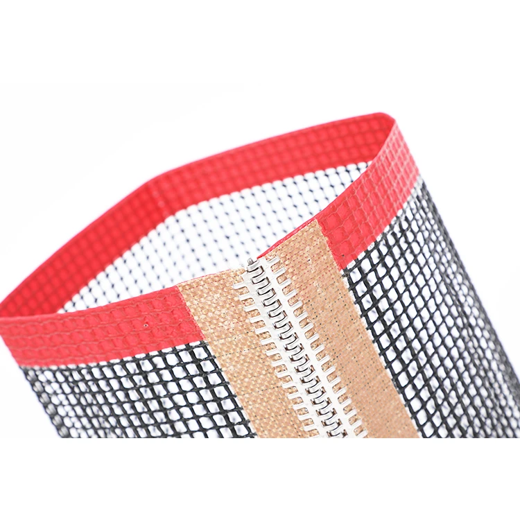 Устойчивая к высоким температурам Стекловолоконная сетчатая конвейерная лента с покрытием из ПТФЭ для пищевого конвейера