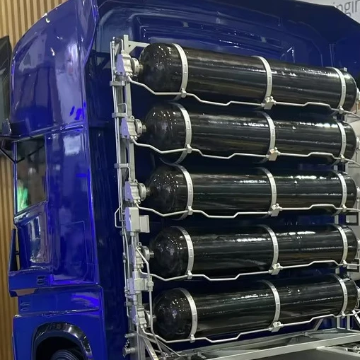 140L Hydrogen Storage Tank certified for EC79 350bar Hydrogen Gas Cylinder for Fuel Cell Vehicles