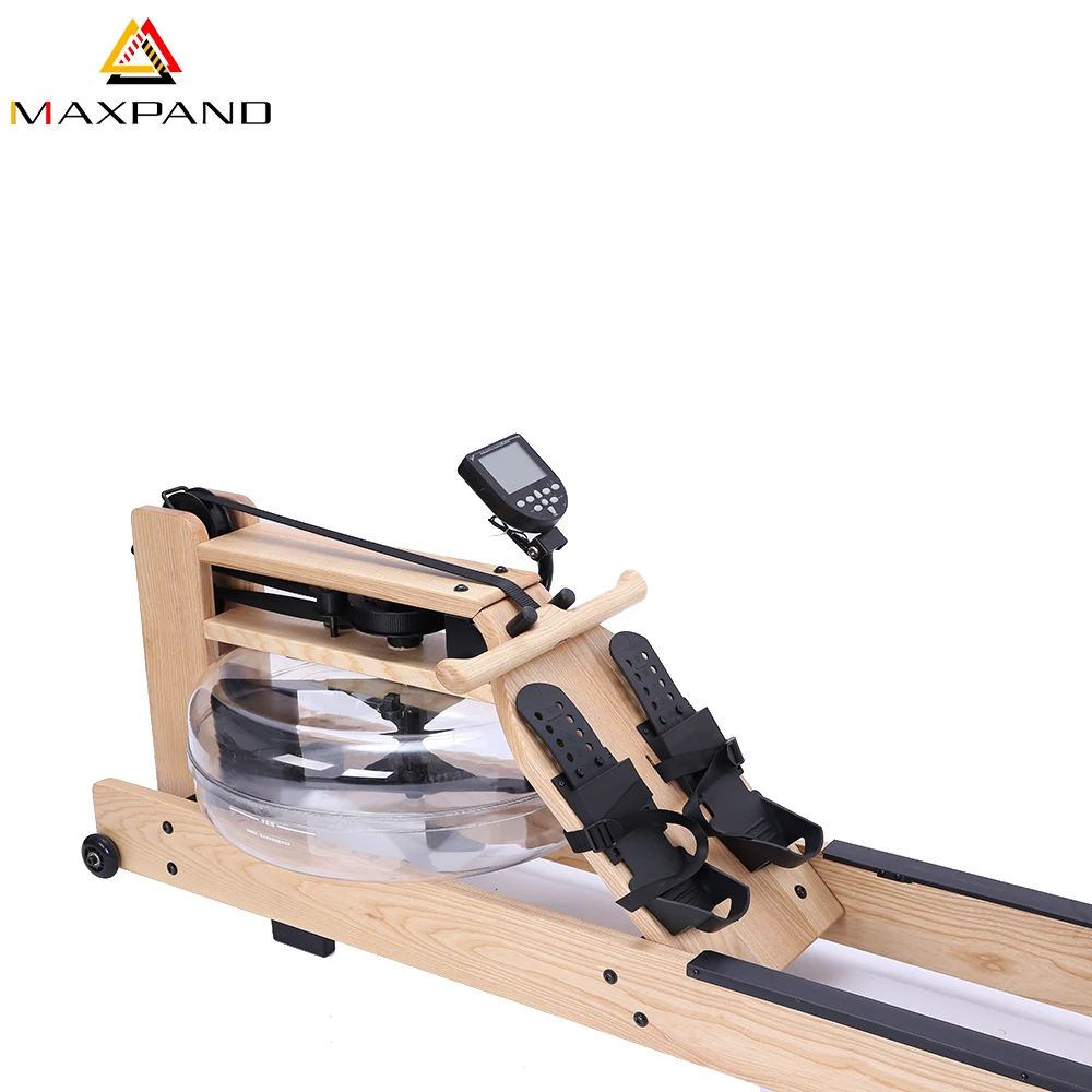 
Wholesale Commercial Gym Equipment Water Rower High Quality Wooden Water Rowing Machine 