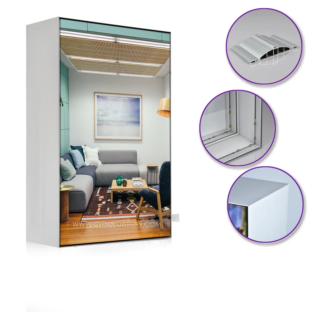 Ultra thin SMD2835 110V 220V High Quality High Top Advertising Illuminated Fabric Light Box Signs