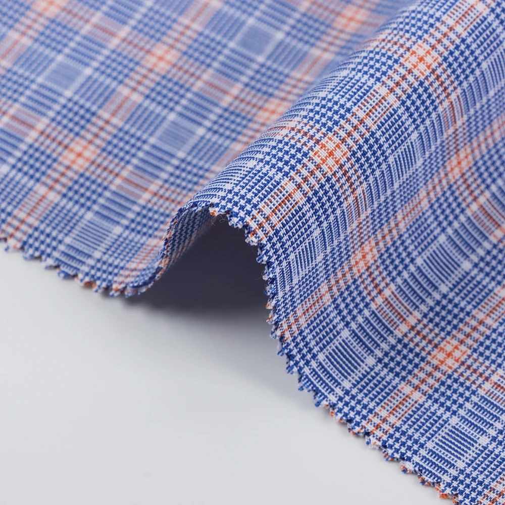 Hot-selling 40% Polyester 30%Cotton 30%Viscose Micro Mesh Fabric Plaid Student School Uniform Fabric Fabrics For Clothing