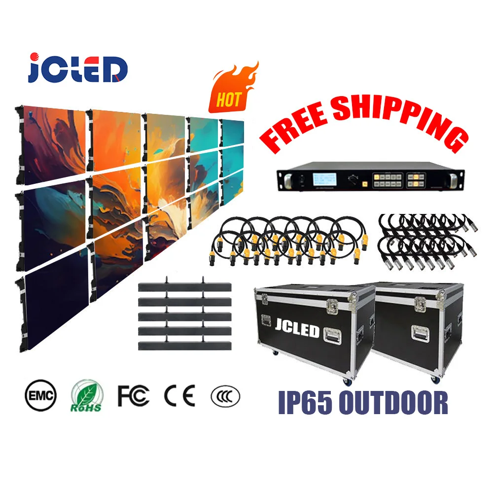 Free Shipping Indoor Rental Giant Stage Led Wall Display Waterproof P3.91 Digital Pantalla Led Screen For Outdoor Advertising