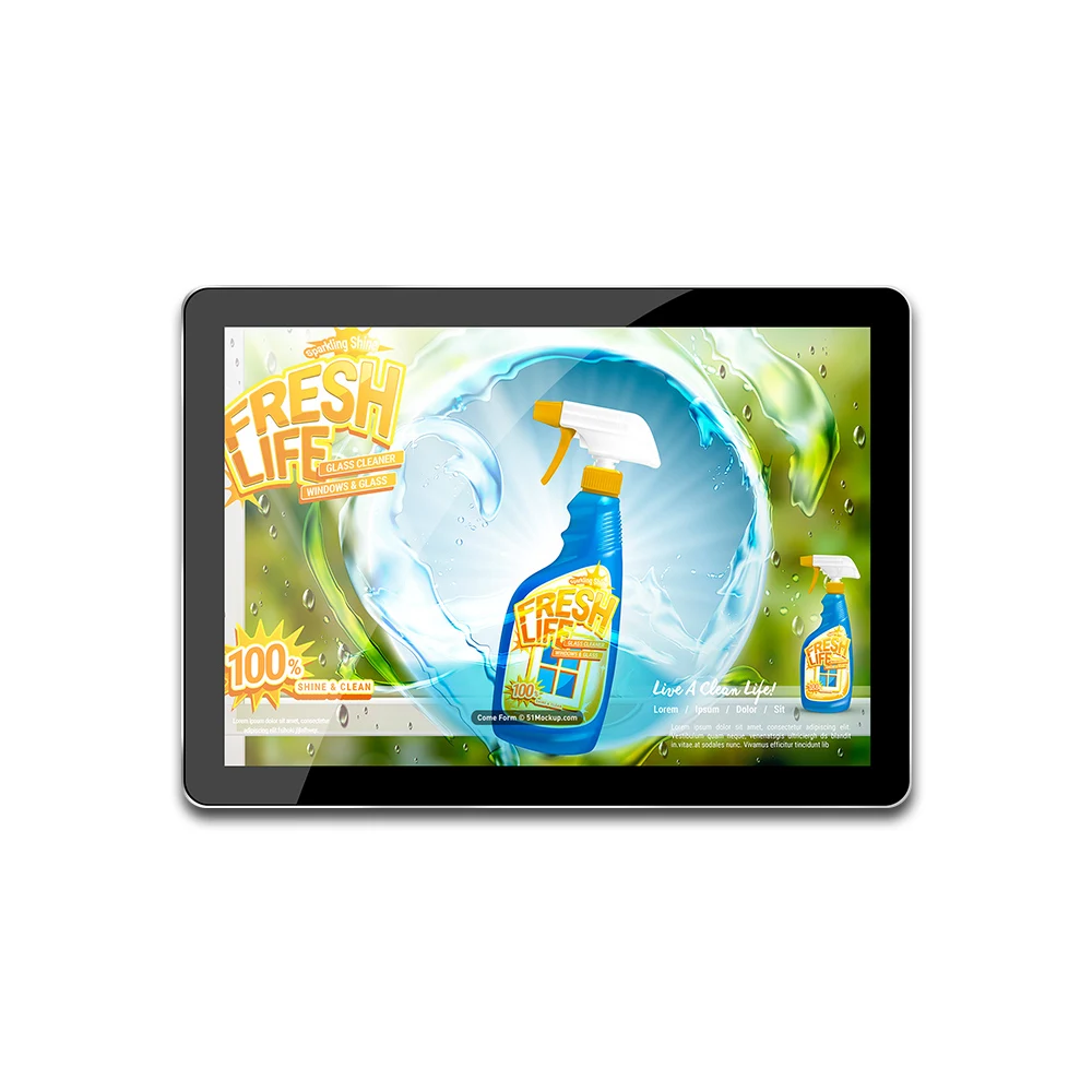 Настенное крепление для помещений Digital Signage Android wifi 21 5 Дюймов коммерческий плоский ЖК-рекламный плеер лифта